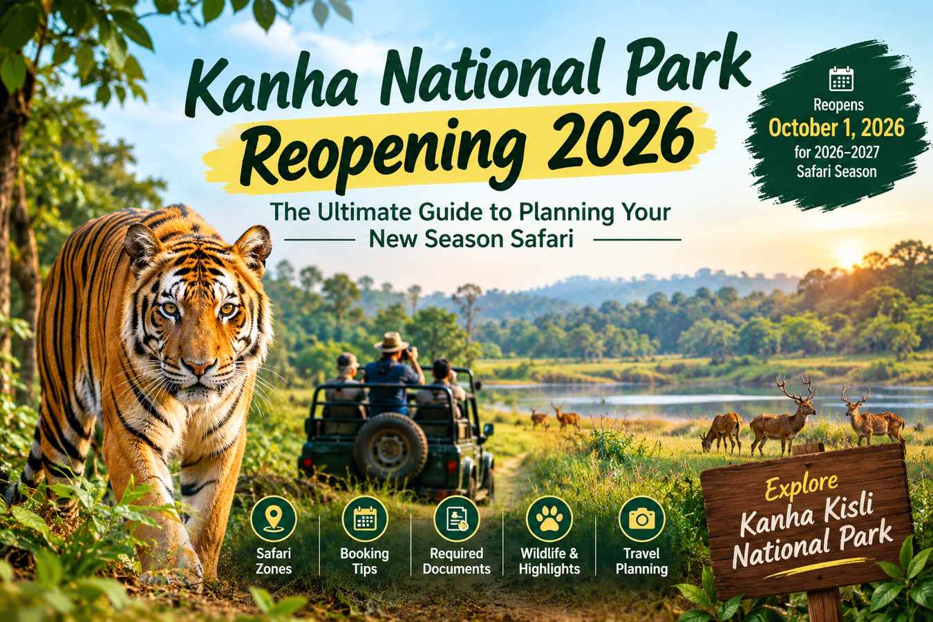 Kanha National Park Reopening 2026