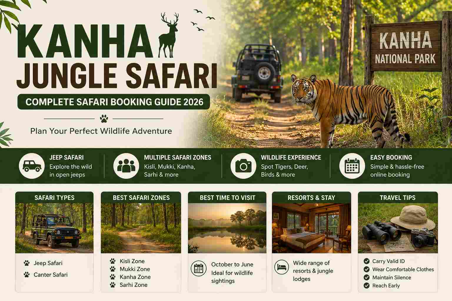 Guide To Kanha Safari Booking