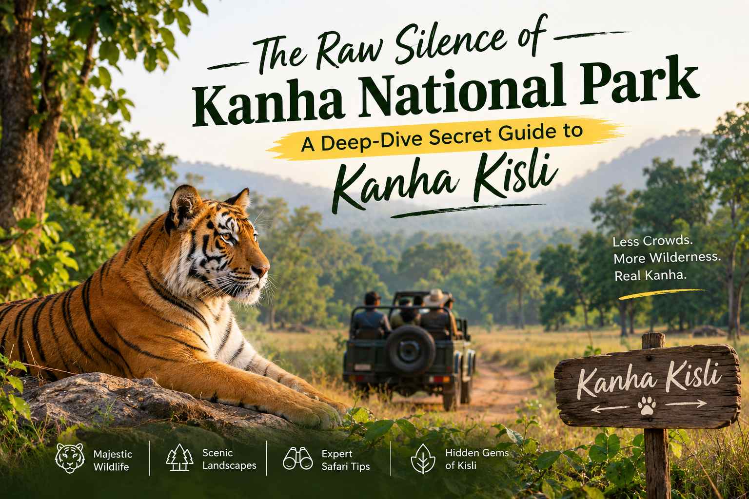 The Raw Silence of Kanha National Park - Kanha Kisli Travel Guide
